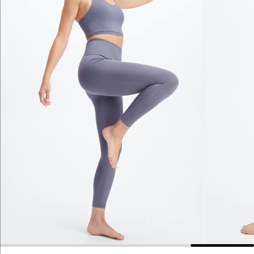 EcoSync High-Waisted Perforated 7/8 Leggings
